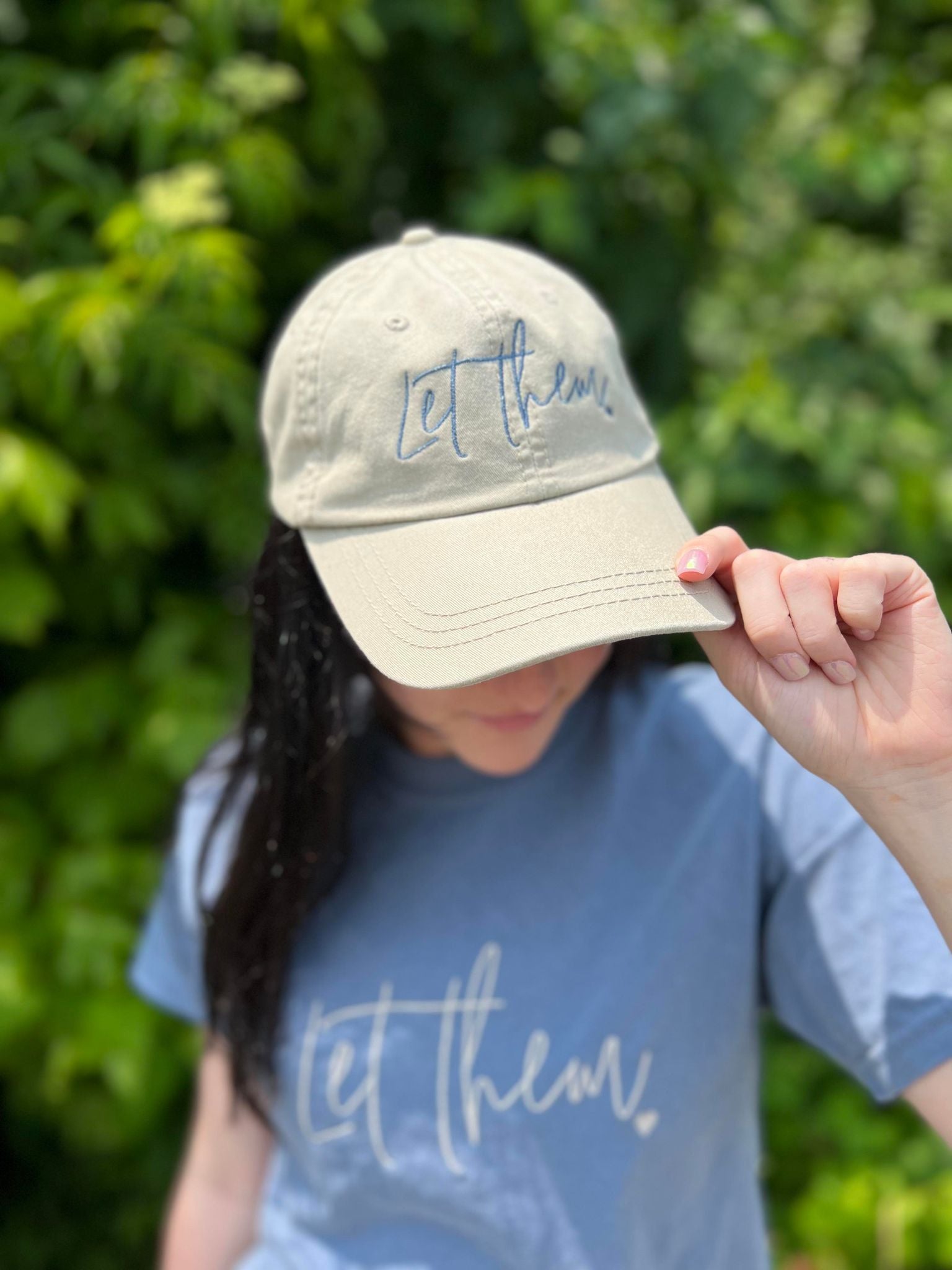 Let Them Embroidered Hat