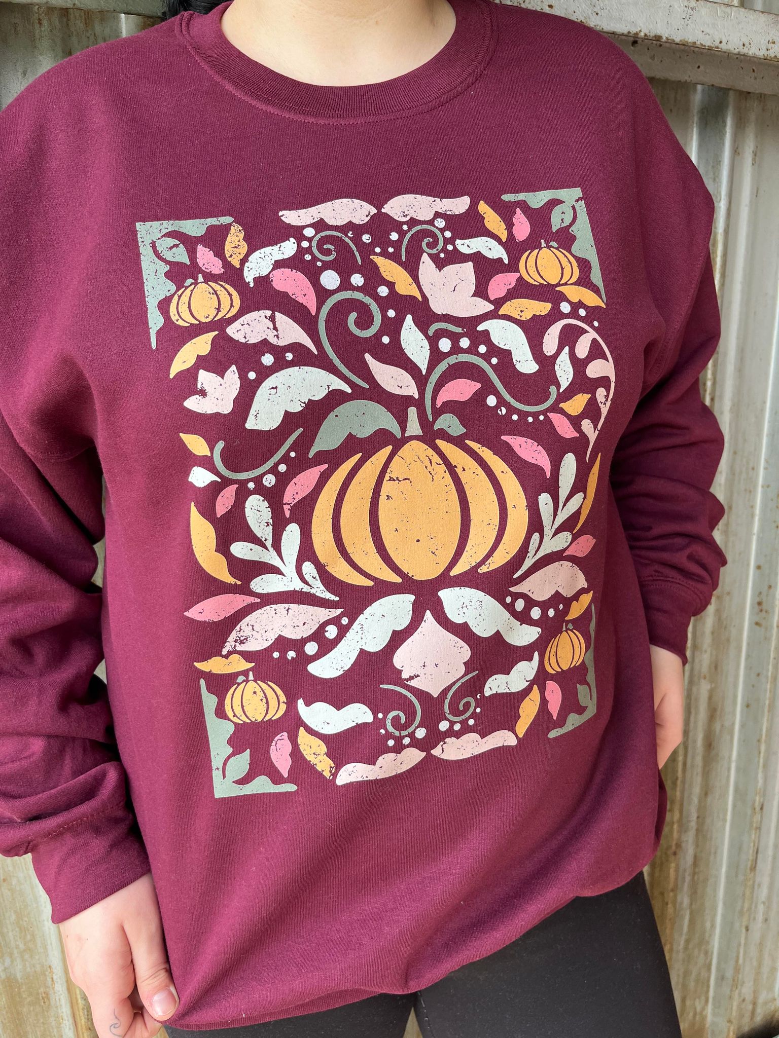 Artsy Pumpkin Sweatshirt