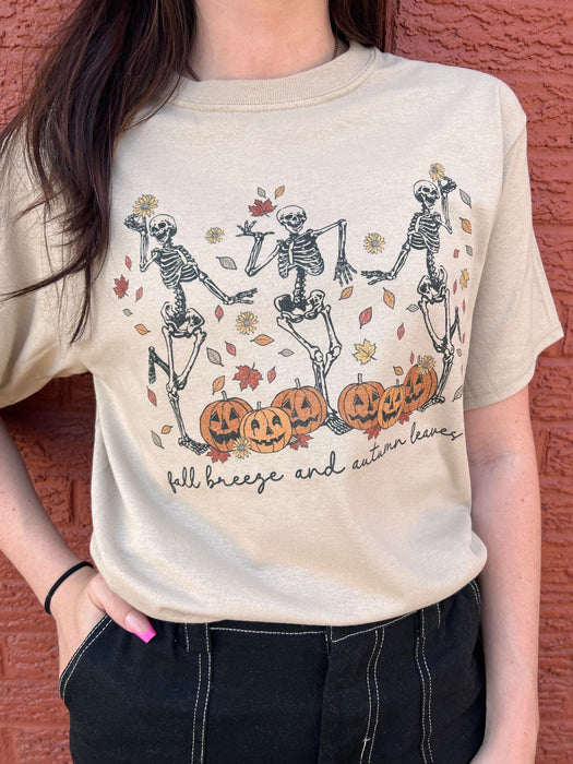 Fall Breeze and Autumn Leaves Tee