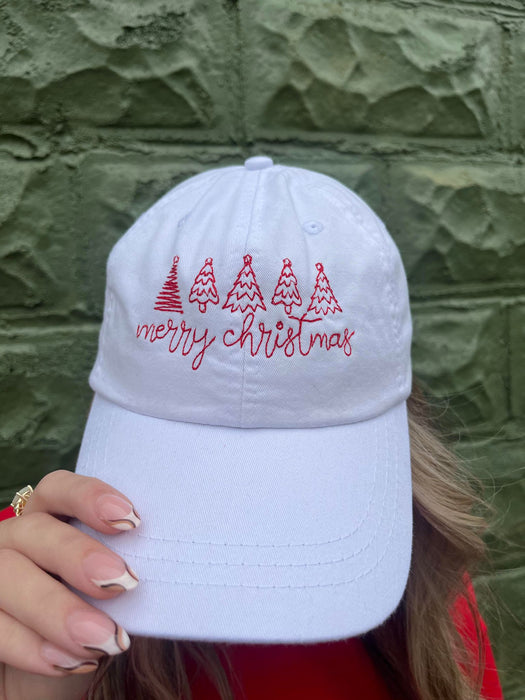 Merry Christmas Embroidered Hat