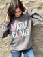 Checkered Mama Claus Sweatshirt