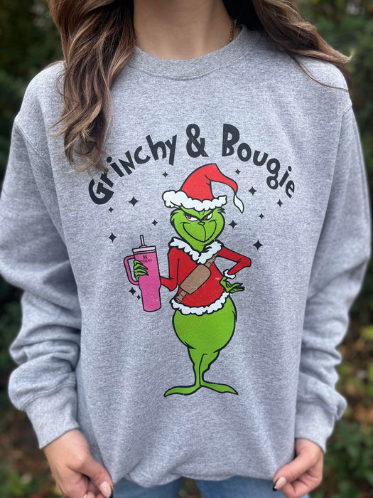 Grinchy and Boujee Sweatshirt