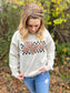 Retro Checkered Mama Sweatshirt