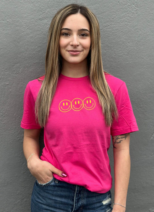 Look For Something Positive Pink Tee