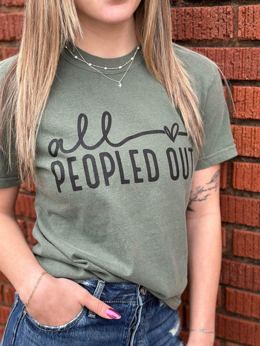 All Peopled Out Tee