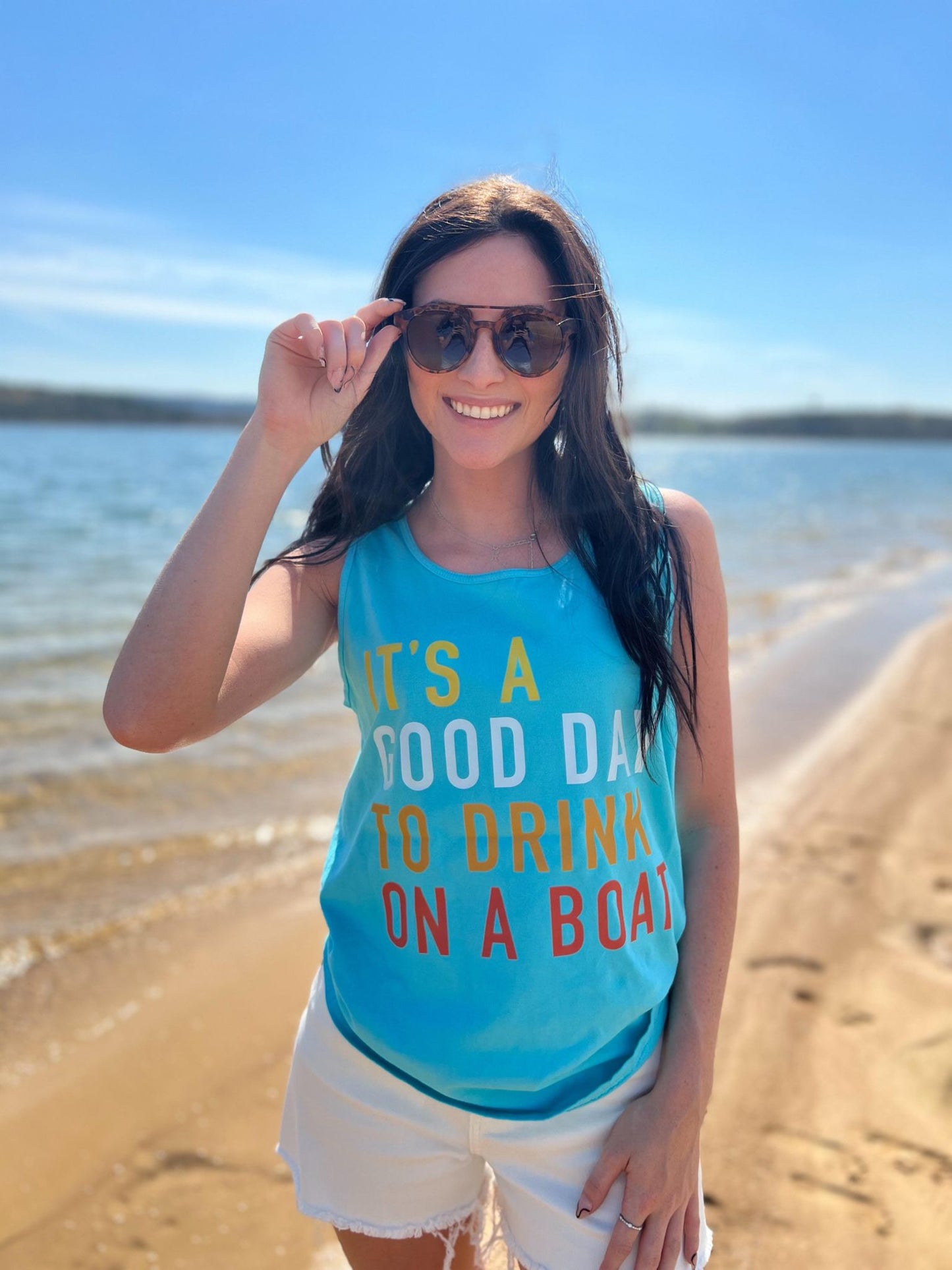 It's A Good Day To Drink On A Boat Tank Top