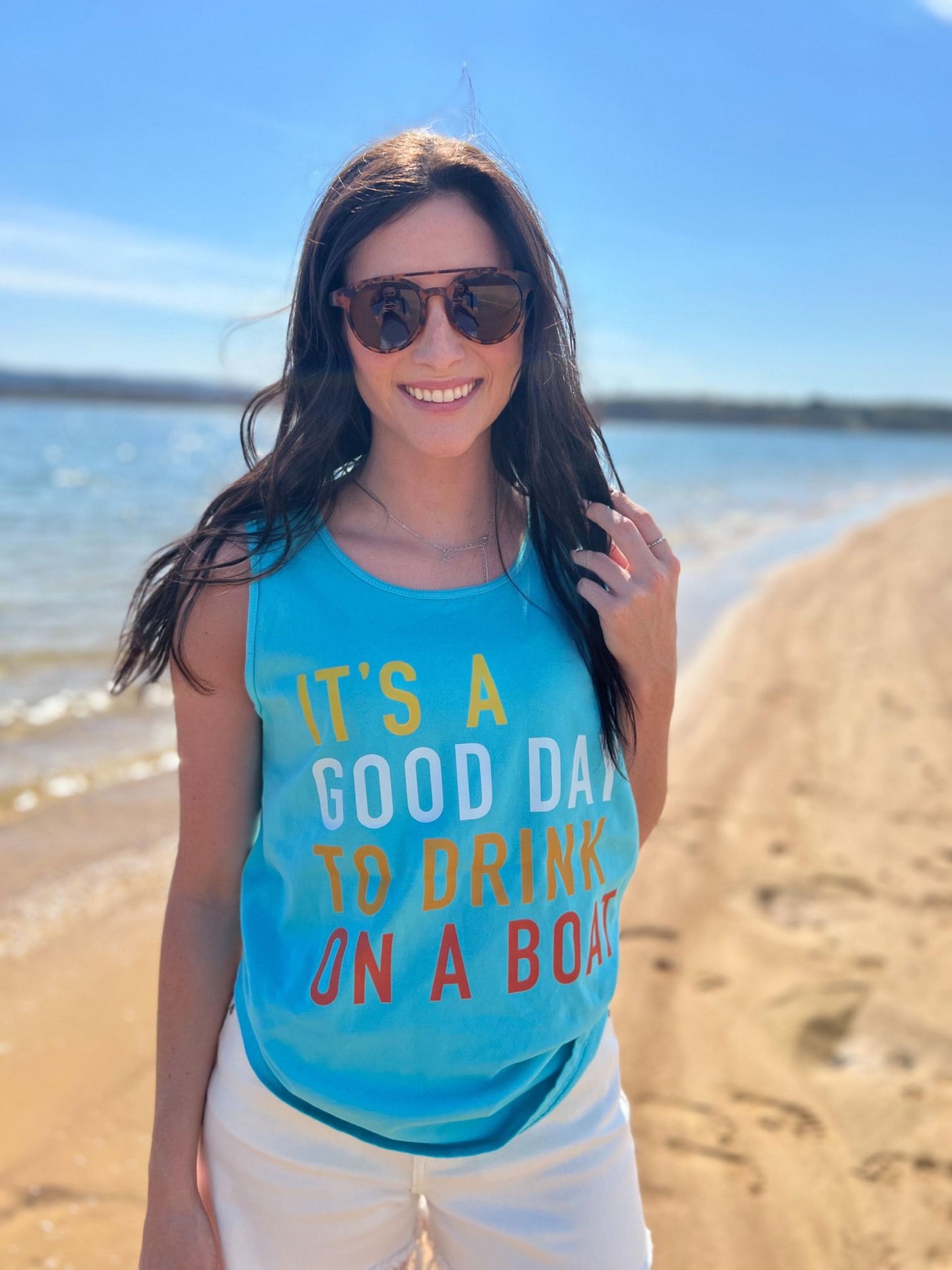 It's A Good Day To Drink On A Boat Tank Top