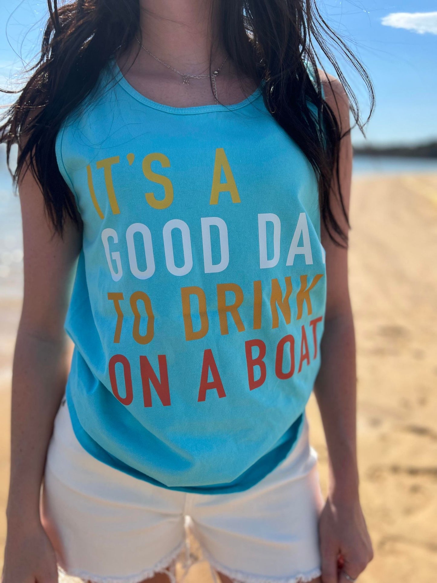 It's A Good Day To Drink On A Boat Tank Top