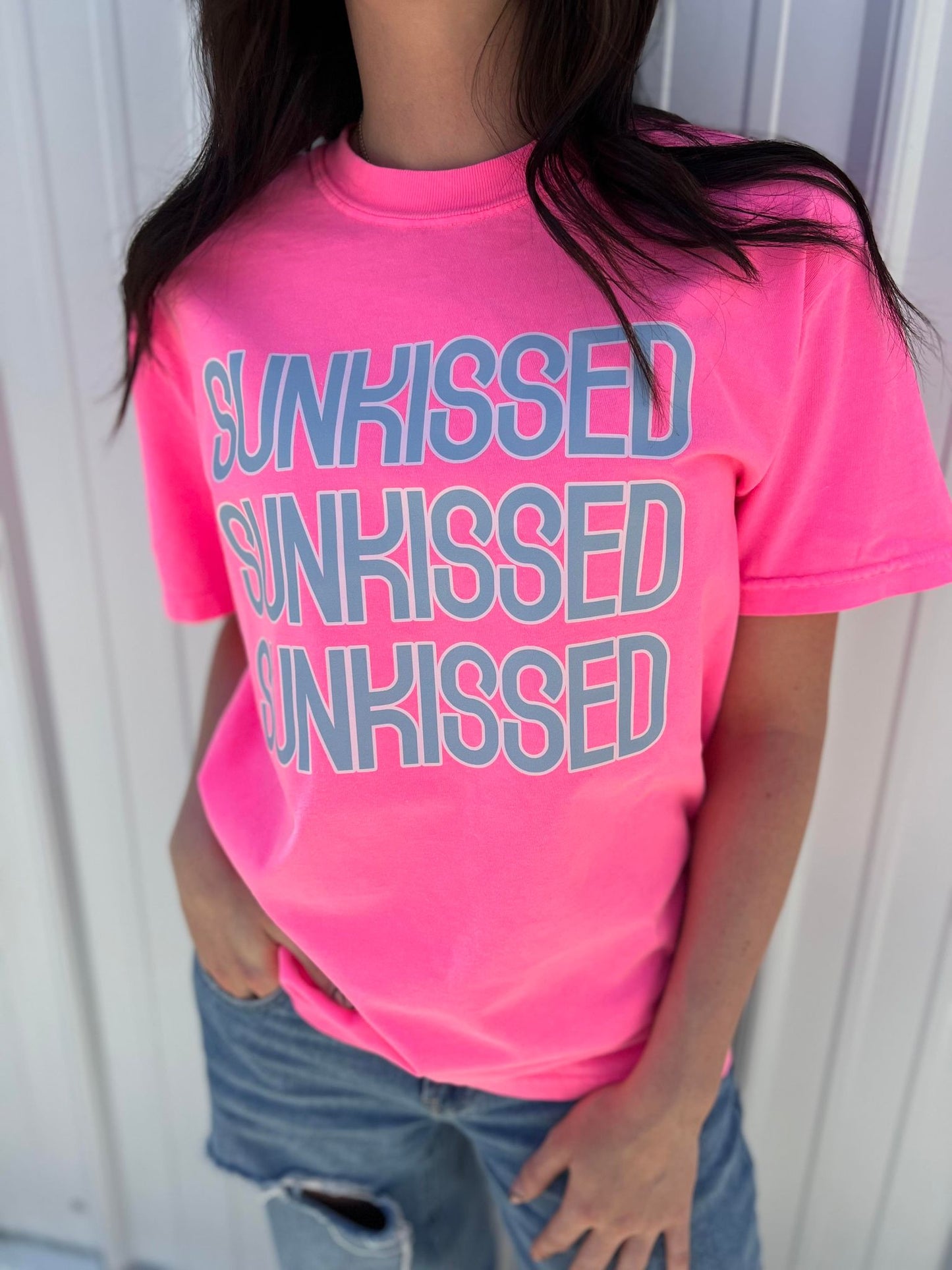 Repeating Neon Sunkissed Tee