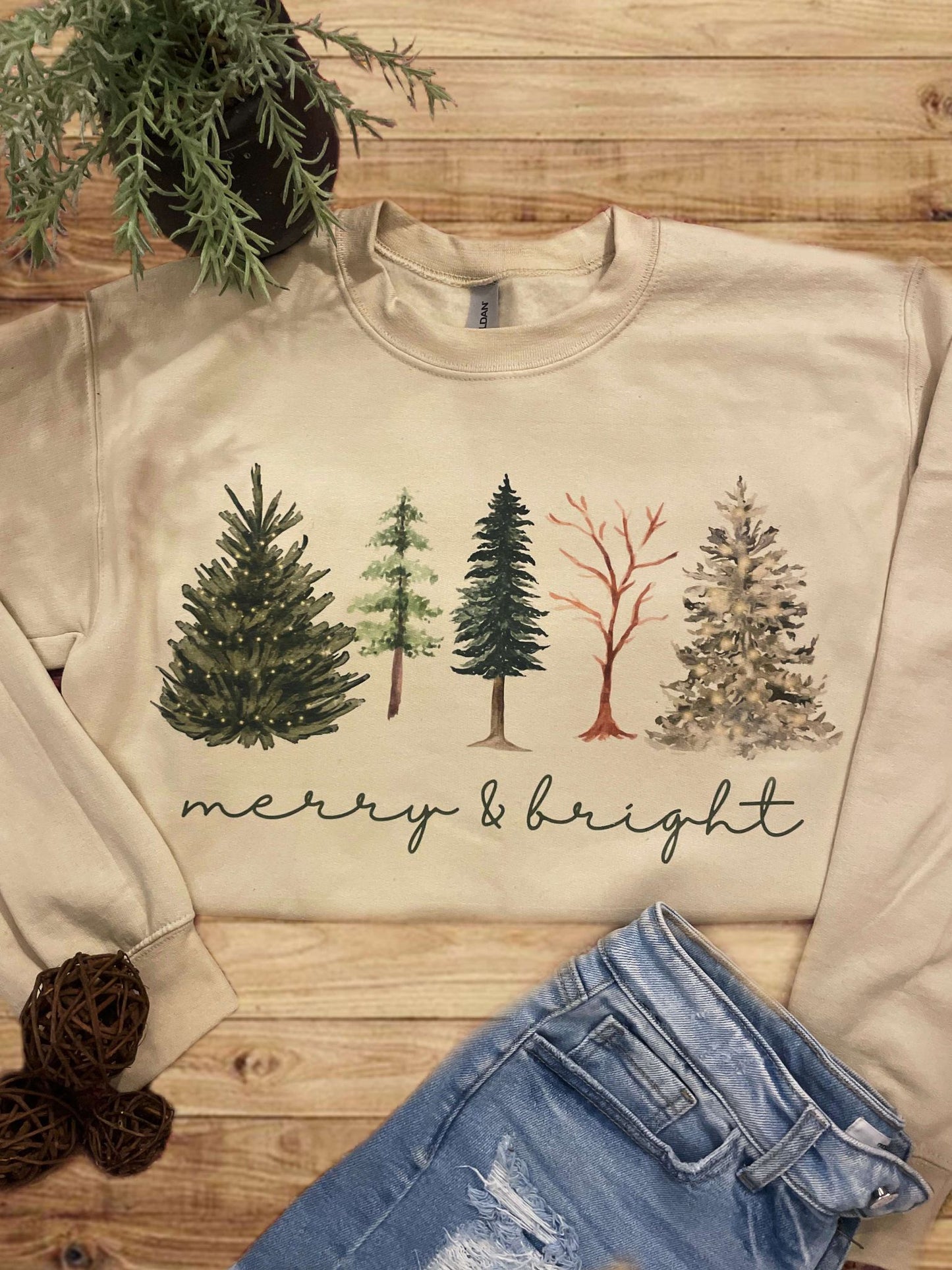 MERRY & BRIGHT Sweatshirt