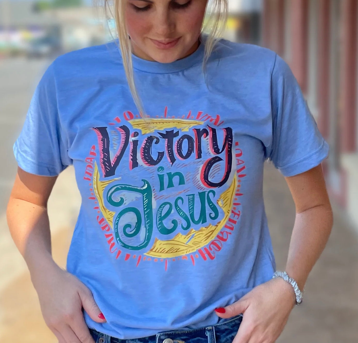 Victory In Jesus Tee