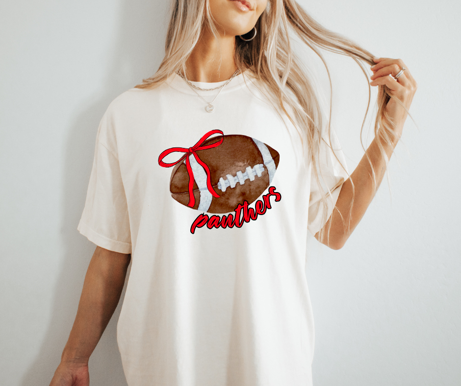 Coquette Football + Mascot Tee