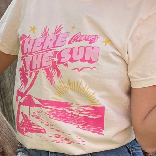 Here Comes The Sun Beach Tee