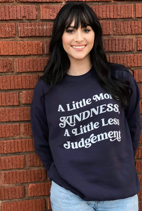 A Little More Kindness Sweatshirt-ask apparel wholesale