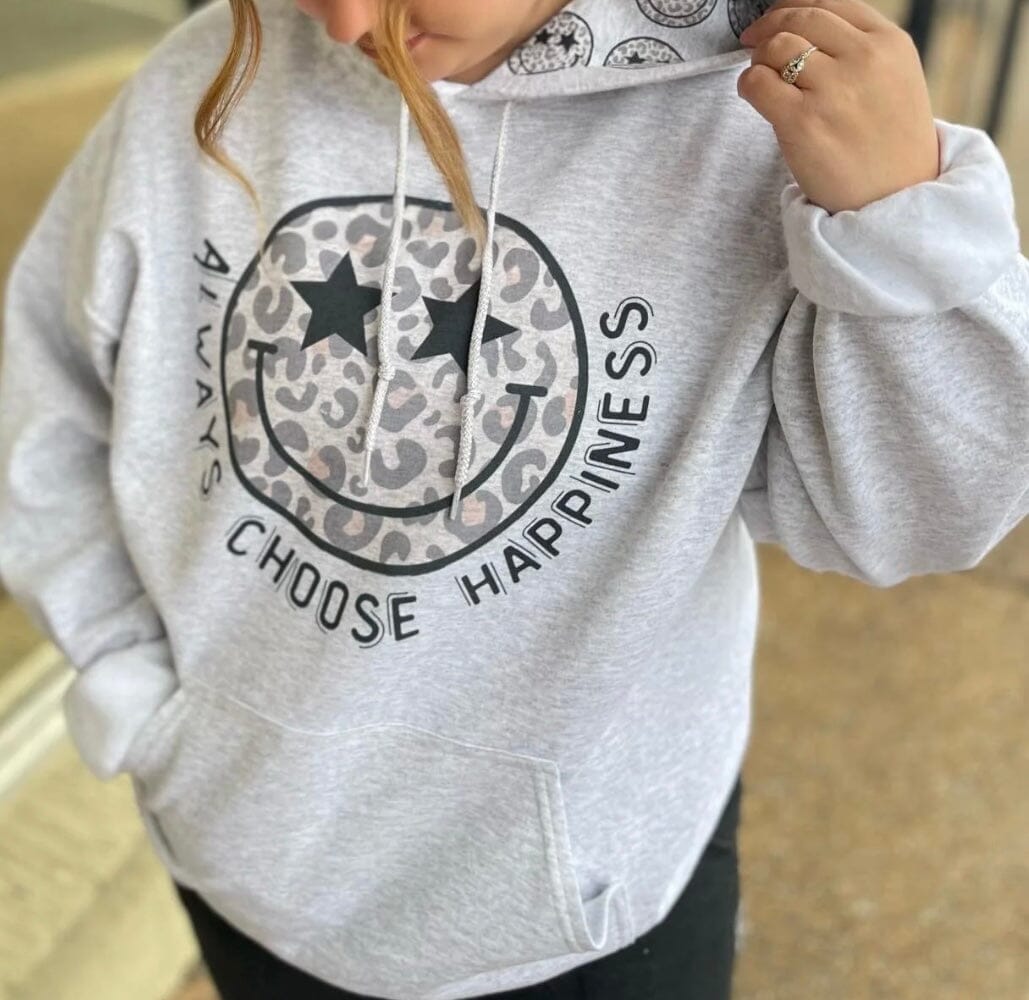 Always Choose Happiness Hoodie ask apparel wholesale 