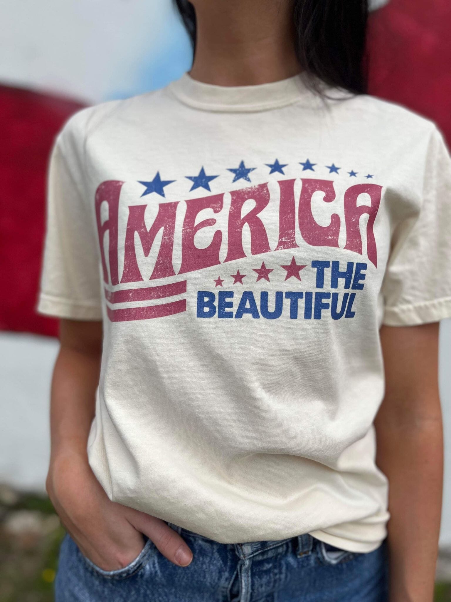 America The Beautiful Tee ask apparel wholesale 