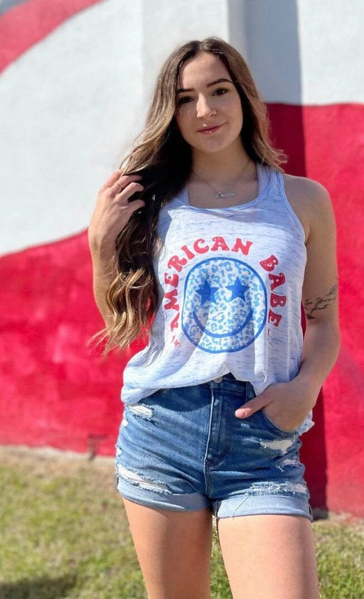 American Babe Tank Top ask apparel wholesale 