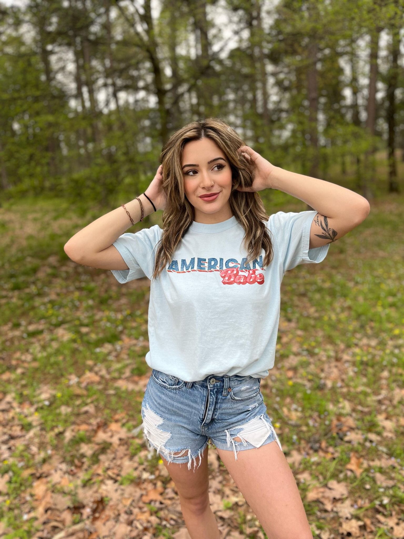 American Babe Tee ask apparel wholesale 