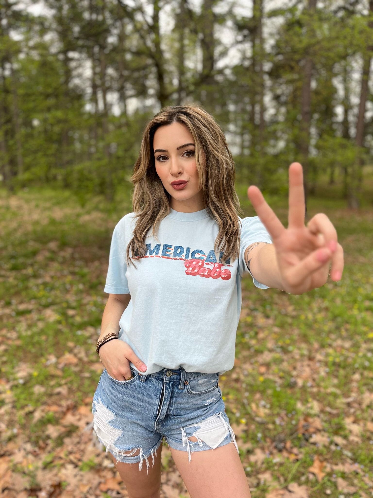 American Babe Tee ask apparel wholesale 