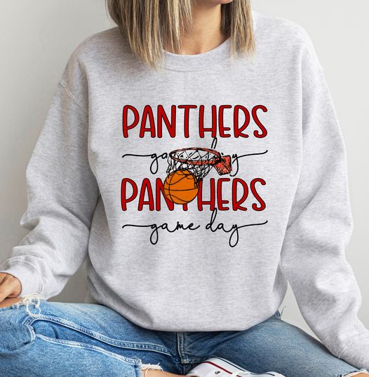 Basketball Hoop Mascot Sweatshirt-ask apparel wholesale