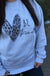Be Kind Leopard Sweatshirt-ask apparel wholesale