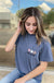 Be Kind Pocket Tee Embroidery-ask apparel wholesale