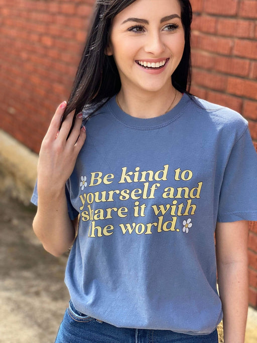 Be Kind to Yourself Tee ask apparel wholesale 