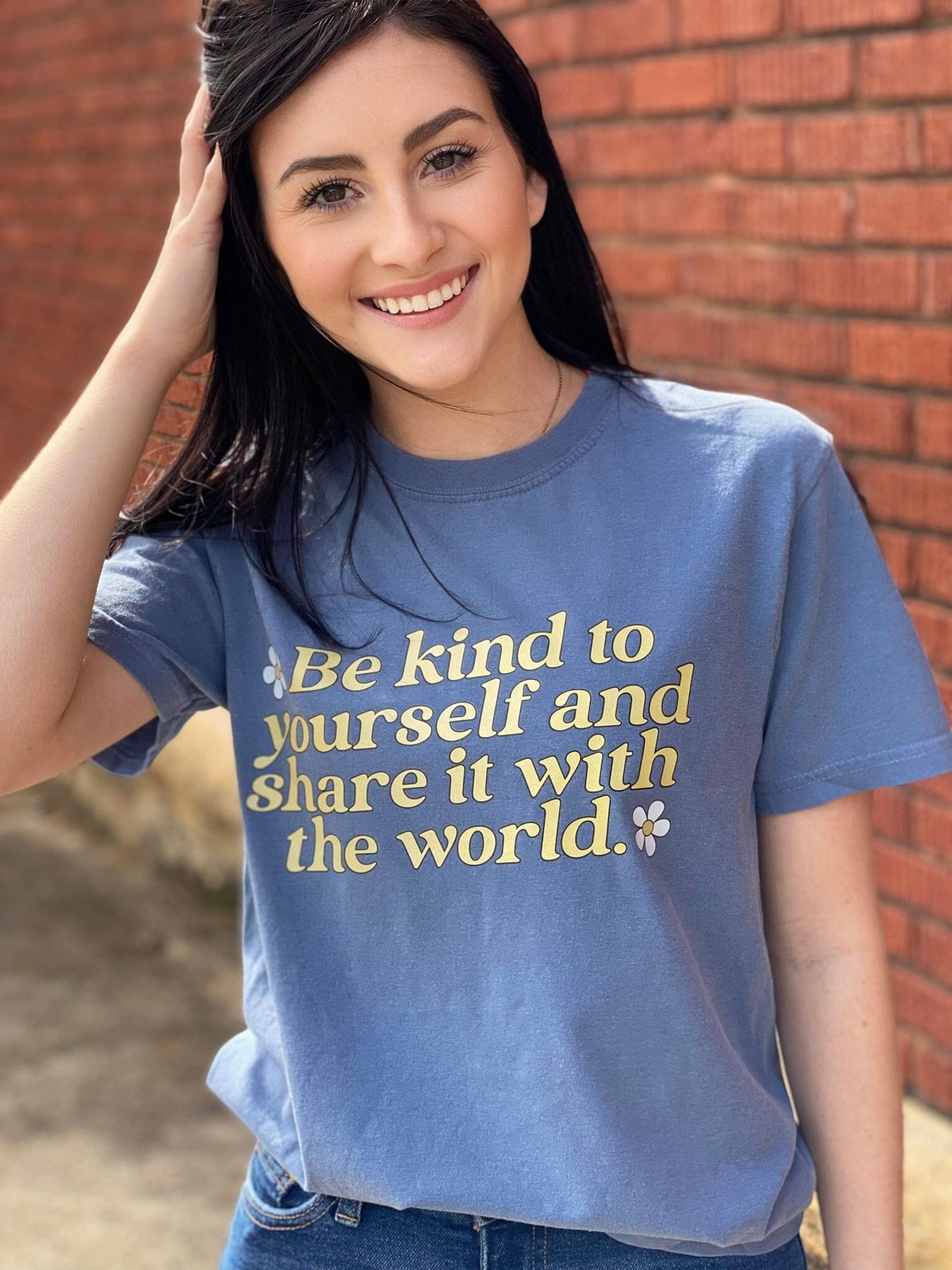 Be Kind to Yourself Tee ask apparel wholesale 