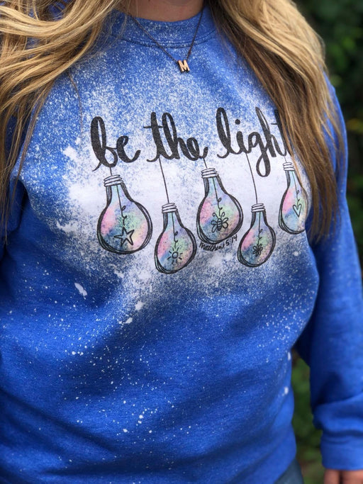 Be the Light Sweatshirt-ask apparel wholesale