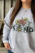Bee Kind Flower Sweatshirt-ask apparel wholesale