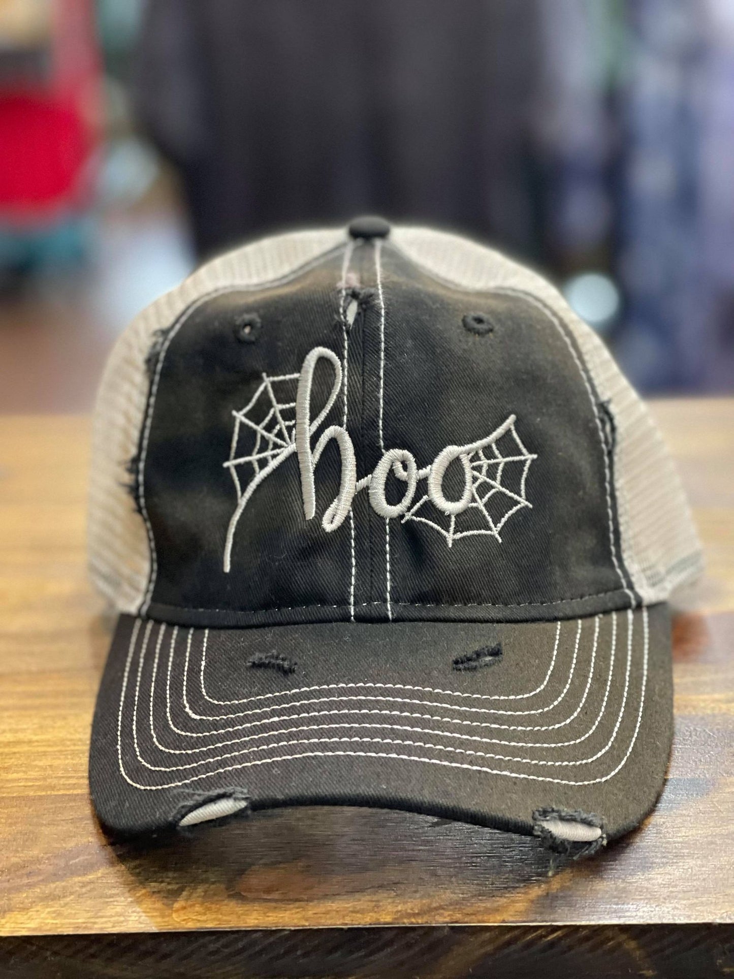 Boo Cobweb Hat-ask apparel wholesale