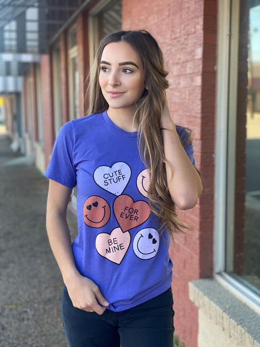 Candy Hearts Tee-ask apparel wholesale