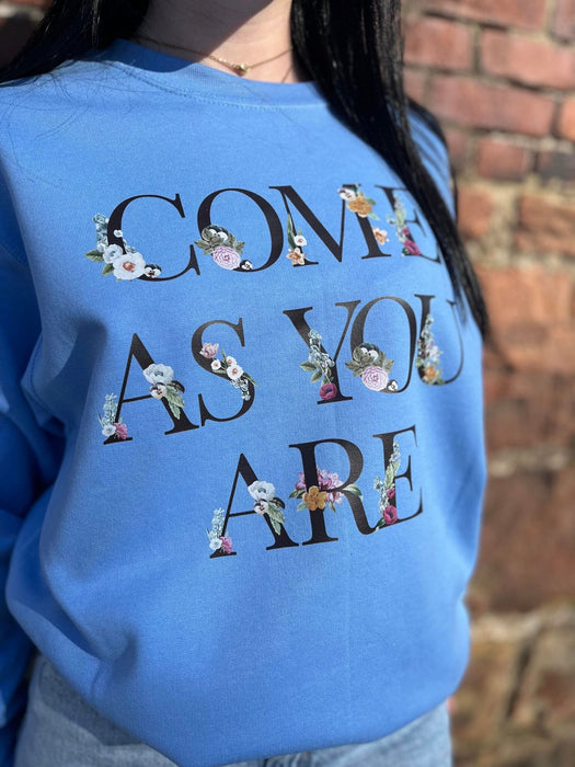 Come As You Are Sweatshirt-ask apparel wholesale