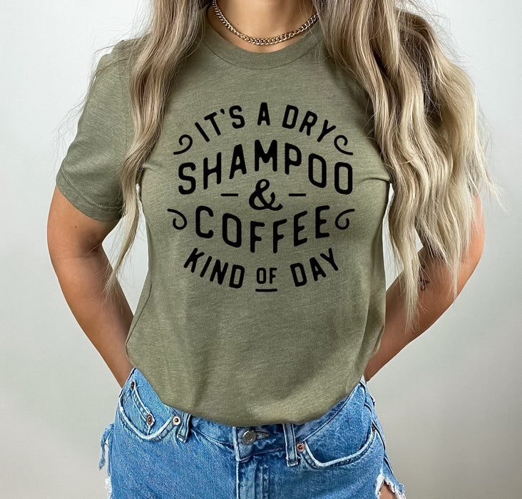 Dry Shampoo and Coffee Tee ask apparel wholesale 