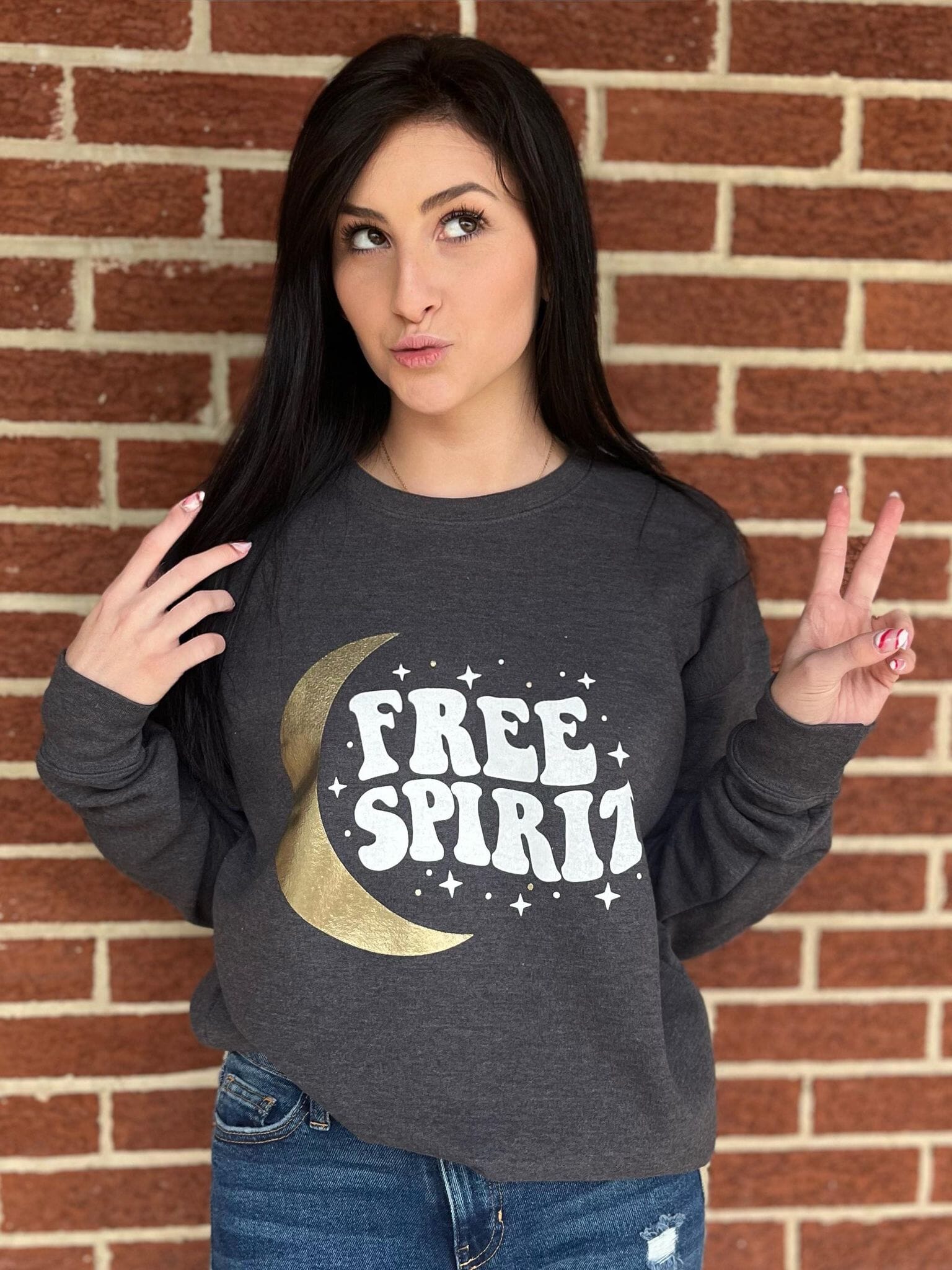 Free Spirit Sweatshirt ask apparel wholesale 