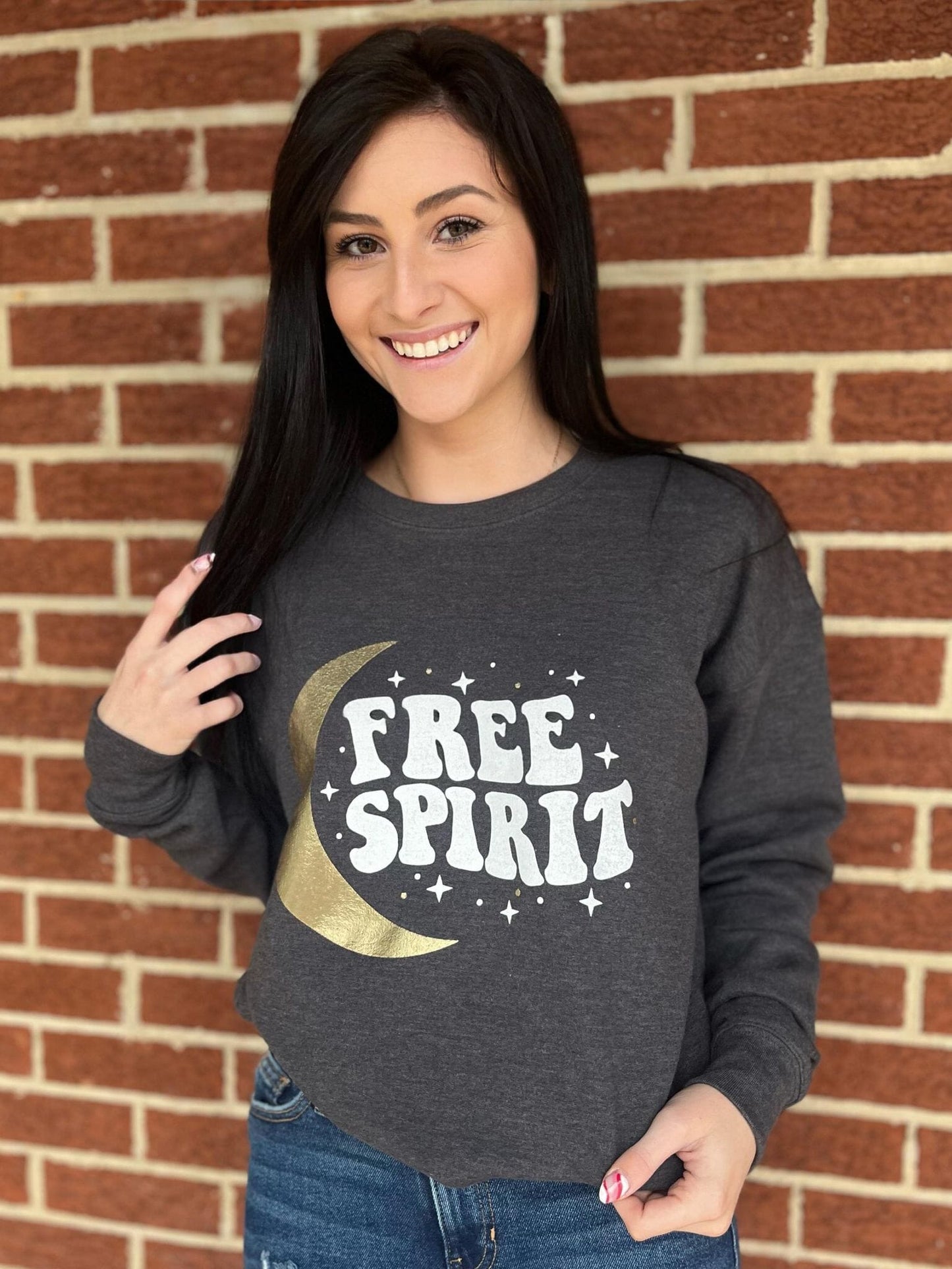 Free Spirit Sweatshirt ask apparel wholesale 