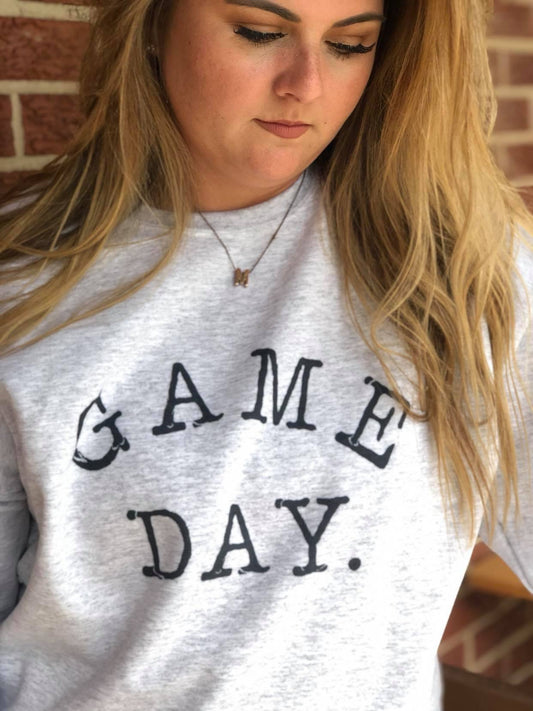 Game Day Sweatshirt-ask apparel wholesale