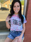 Go Find Less Tie Dye Tee ask apparel wholesale 