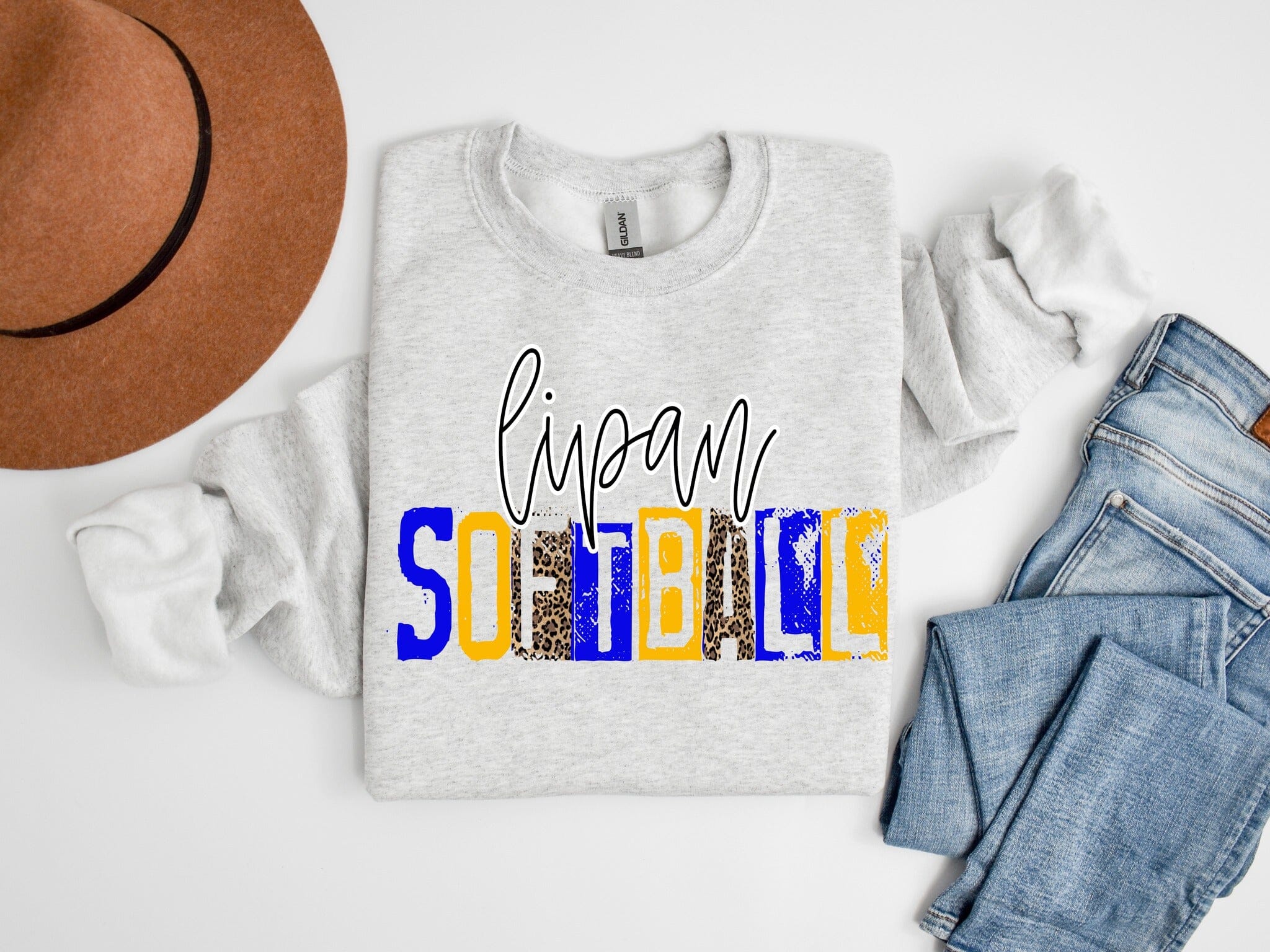 Grunge Custom Softball Sweatshirt ask apparel wholesale 