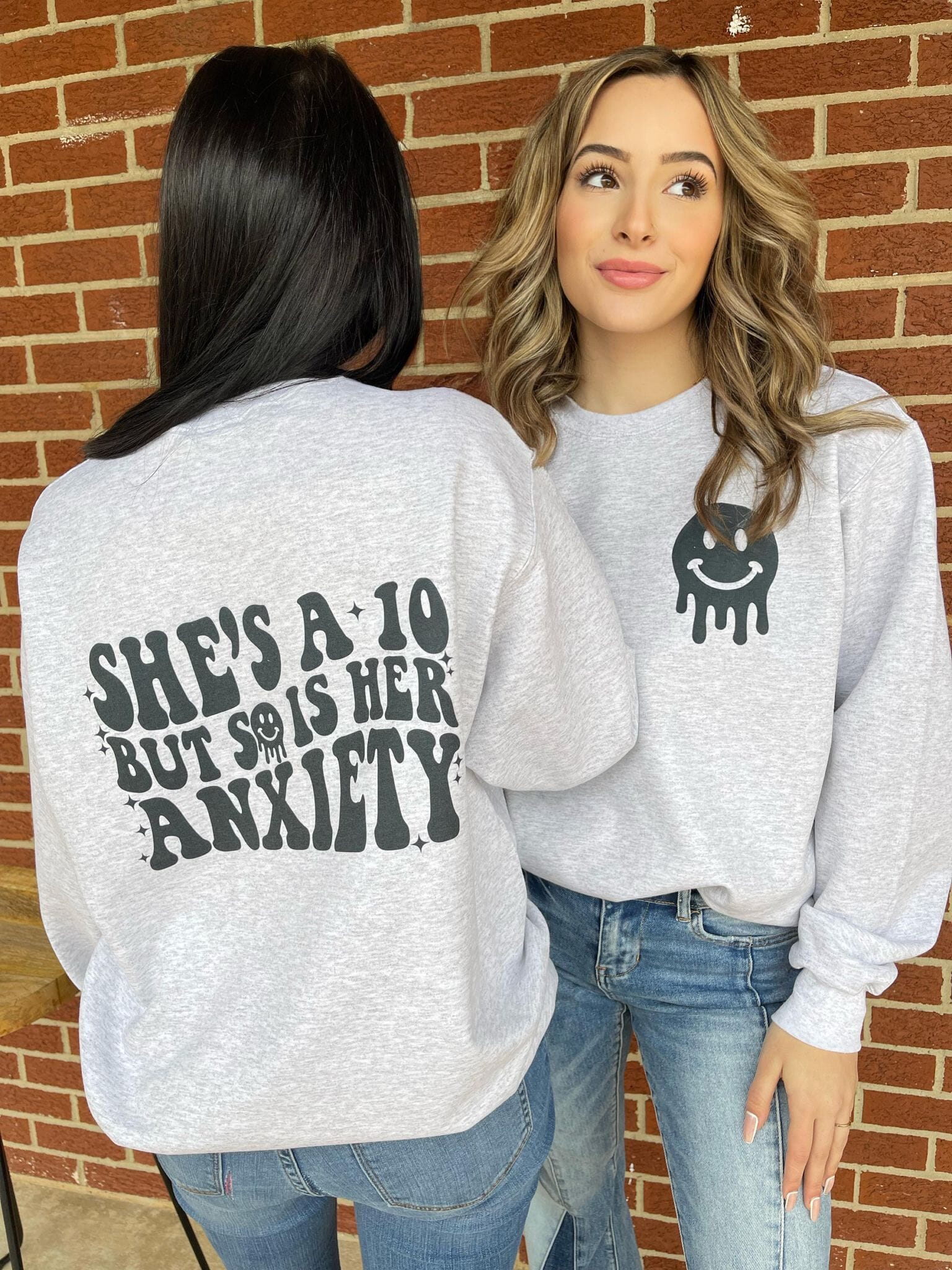 Her Anxiety Is A 10 Sweatshirt ask apparel wholesale 