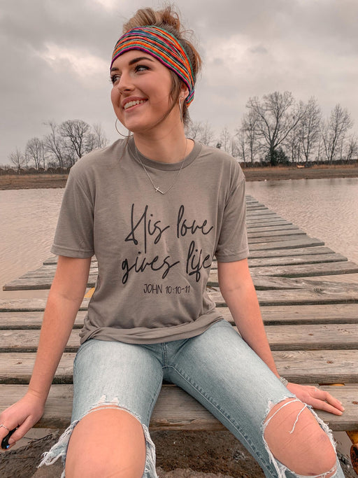 His Love Gives Life Tee-ask apparel wholesale
