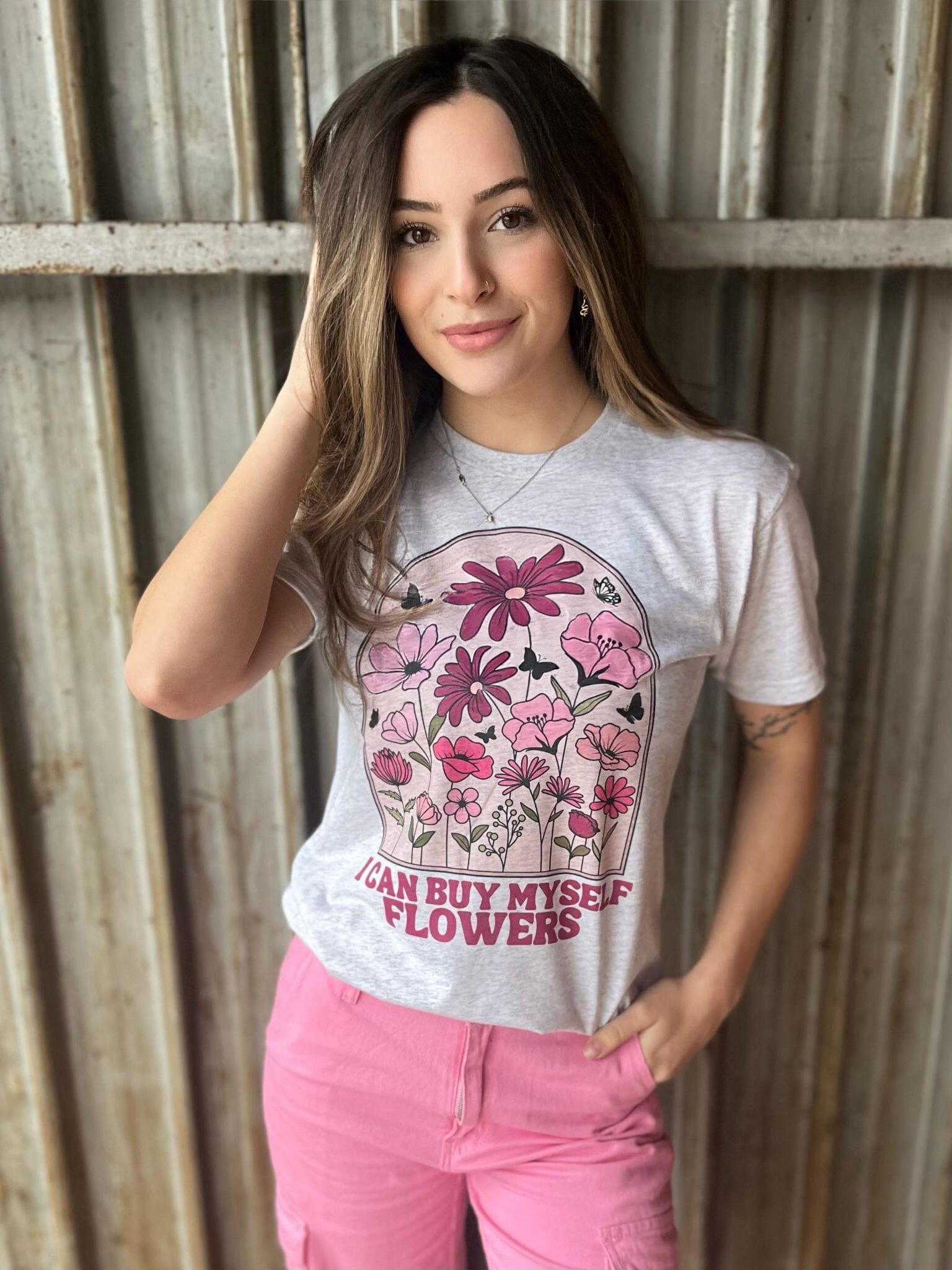 I Can Buy Myself Flowers Tee ask apparel wholesale 