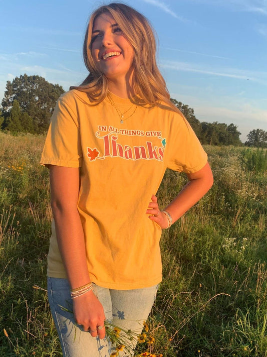 In All Things Give Thanks Tee-ask apparel wholesale