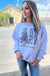 Leopard Daisy State Sweatshirt-ask apparel wholesale