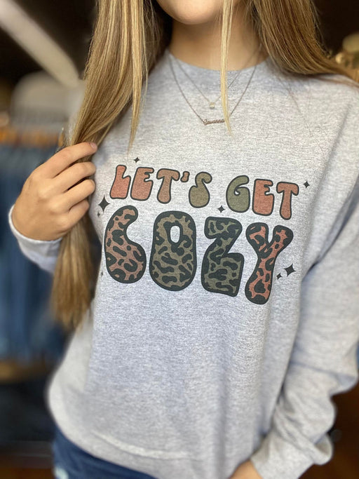 Let's Get Cozy Sweatshirt-ask apparel wholesale