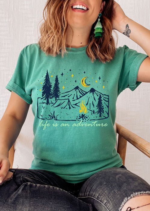 Life is an Adventure Tee-ask apparel wholesale