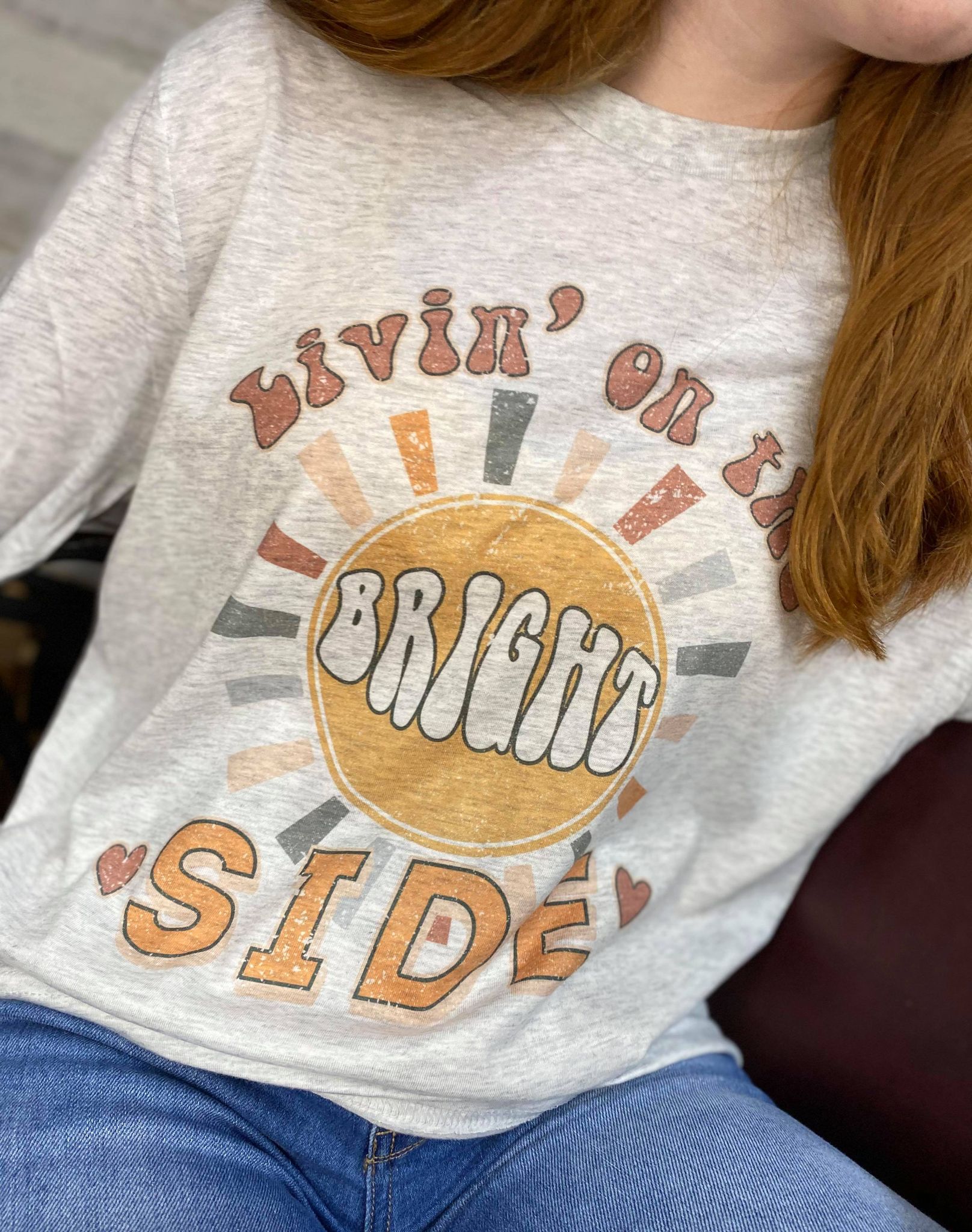Livin' On The Bright Side Long Sleeve-ask apparel wholesale