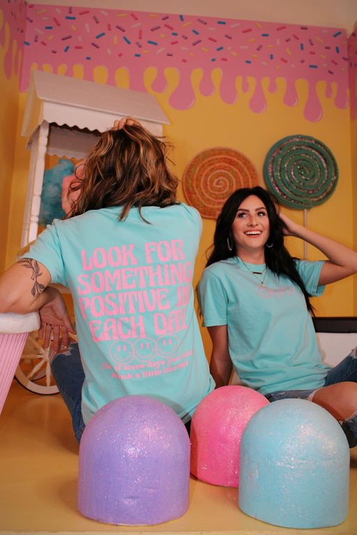 Look For Something Positive Tee-ask apparel wholesale