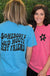 Loud Mouth Best Friend Tee ask apparel wholesale Small Sapphire 