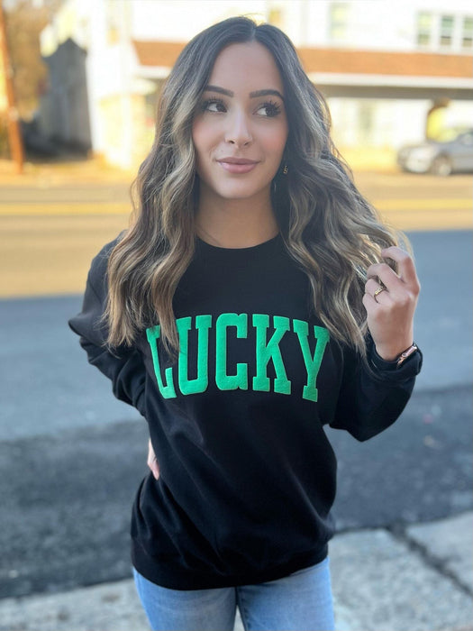 Lucky Puff Sweatshirt ask apparel wholesale 